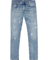 Jeans stampati azzurri di Off-White