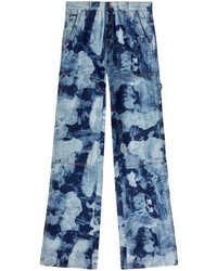 Jeans stampati azzurri di Off-White