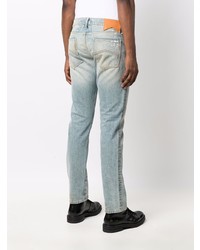 Jeans stampati azzurri di Rhude