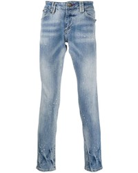 Jeans stampati azzurri di Philipp Plein
