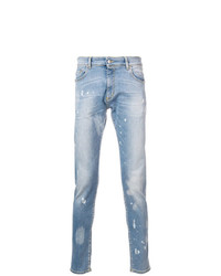 Jeans stampati azzurri di Represent