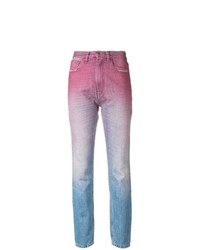 Jeans stampati azzurri di Vivetta