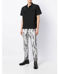 Jeans stampati bianchi e neri di Dolce & Gabbana