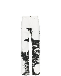 Jeans stampati bianchi di Calvin Klein 205W39nyc