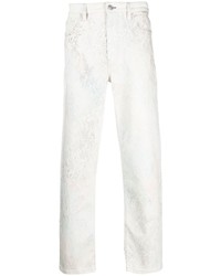 Jeans stampati bianchi di Koché