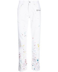 Jeans stampati bianchi di Off-White