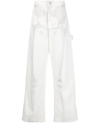 Jeans stampati bianchi di Off-White
