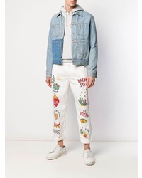 Jeans stampati bianchi di Dondup