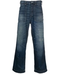 Jeans stampati blu scuro di Polo Ralph Lauren