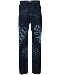 Jeans stampati blu scuro di Stefan Cooke