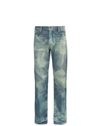 Jeans stampati blu di 424