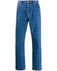Jeans stampati blu di A.P.C.