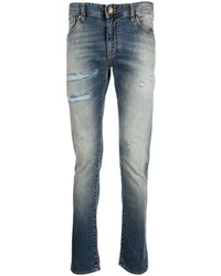 Jeans stampati blu di Armani Exchange