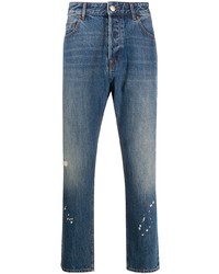 Jeans stampati blu di Emporio Armani