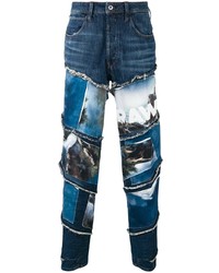 Jeans stampati blu di G-Star Raw Research
