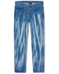 Jeans stampati blu di John Elliott