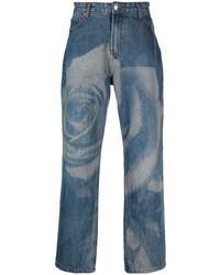 Jeans stampati blu di MARKET