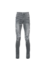 Jeans stampati grigi di Amiri