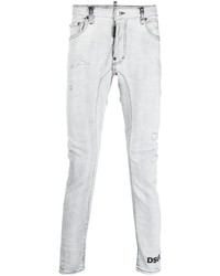 Jeans stampati grigi di DSQUARED2