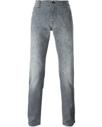Jeans stampati grigi di Etro