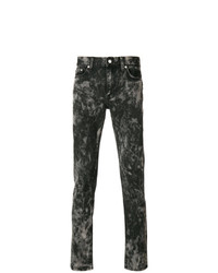 Jeans stampati grigio scuro di BLK DNM