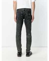 Jeans stampati grigio scuro di Represent