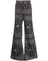 Jeans stampati grigio scuro di DUOltd