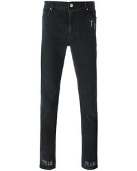 Jeans stampati grigio scuro di RtA