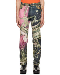 Jeans stampati multicolori di Ottolinger