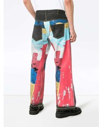 Jeans stampati multicolori di Bethany Williams