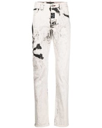 Jeans stampati neri e bianchi di Philipp Plein