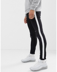 Jeans stampati neri di ASOS DESIGN