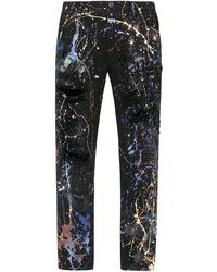 Jeans stampati neri di Dolce & Gabbana