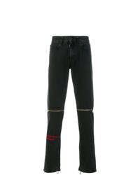 Jeans stampati neri di Off-White