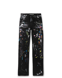 Jeans stampati neri di Off-White
