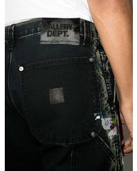Jeans stampati neri di GALLERY DEPT.