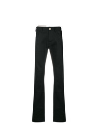 Jeans stampati neri di Raf Simons