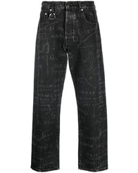 Jeans stampati neri di Études