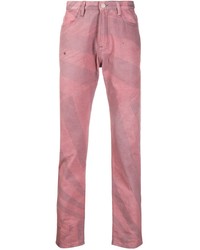 Jeans stampati rosa