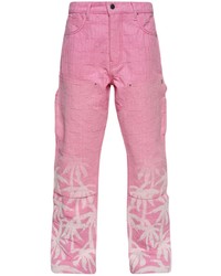 Jeans stampati rosa di Amiri