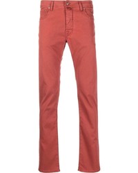 Jeans stampati rossi di Jacob Cohen