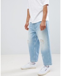 Jeans strappati azzurri di ASOS DESIGN
