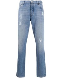 Jeans strappati azzurri di Brunello Cucinelli