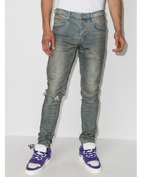 Jeans strappati azzurri di purple brand