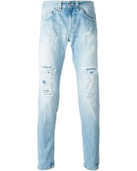 Jeans strappati azzurri di Dondup