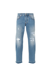 Jeans strappati azzurri di Ermanno Scervino