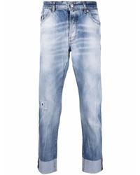 Jeans strappati azzurri di John Richmond