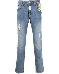 Jeans strappati azzurri di Philipp Plein