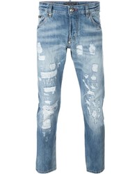 Jeans strappati azzurri di Philipp Plein