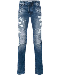 Jeans strappati azzurri di Pierre Balmain